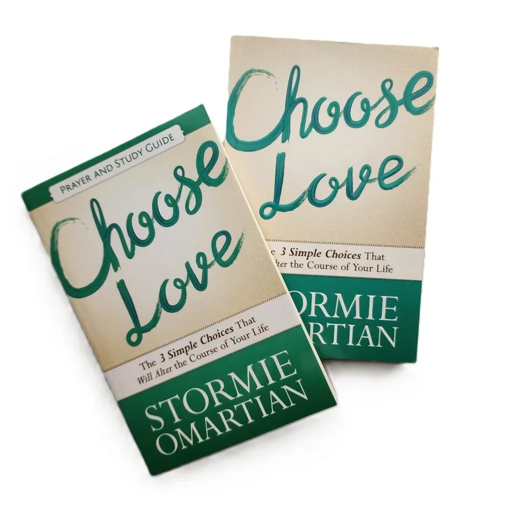 Choose Love The Three Simple Choices...& Prayer Study Guide Set by Omartian NEW